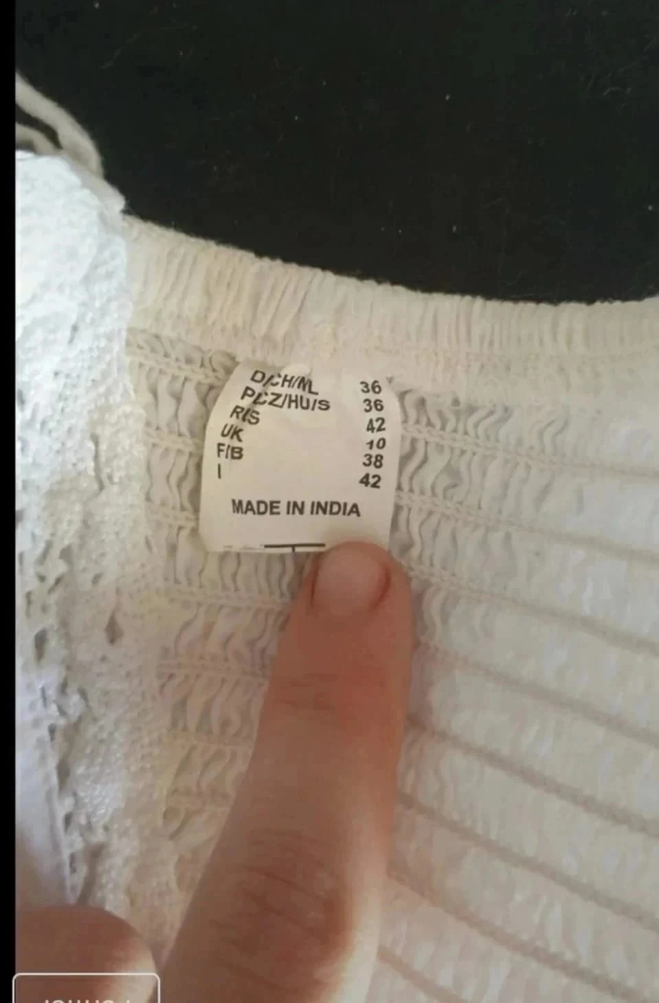 Top blanco talla 36 – photo 3
